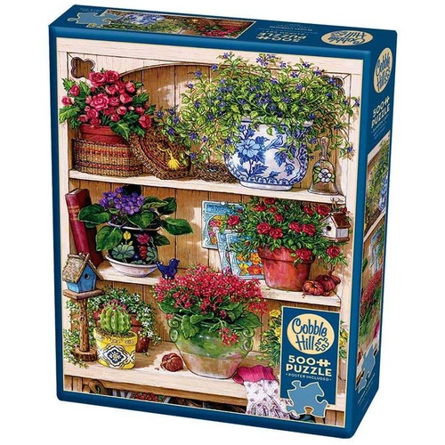 Cobble Hill Flower Cupboard Jigsaw Puzzle 500 Piece (COB45034)