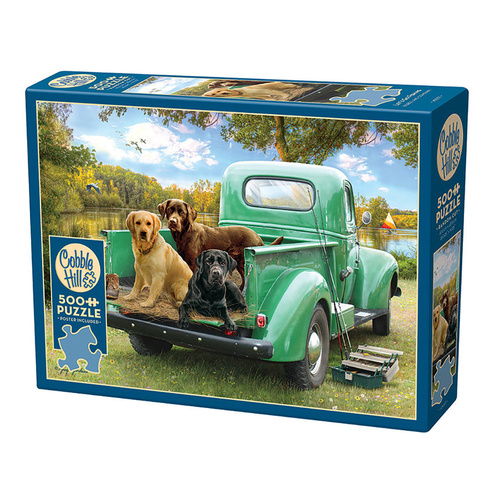 Cobble Hill Lets Go Fishing Jigsaw Puzzle 500 Piece (COB45037)