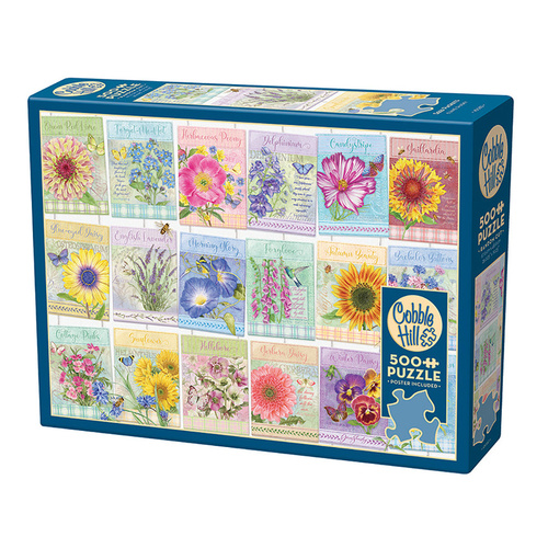 Cobble Hill Seed Packets Jigsaw Puzzle incl Poster 500 Piece (COB45080)