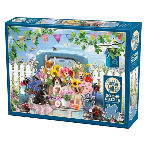 Cobble Hill Country Truck in Summer Jigsaw Puzzle 500 Pieces