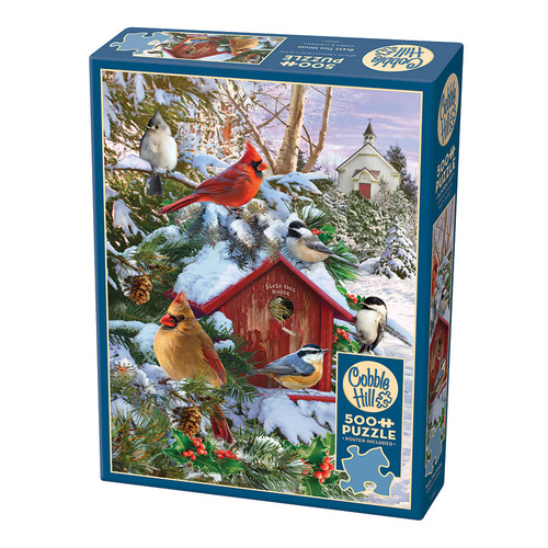 Cobble Hill Bless This House Jigsaw Puzzle incl Poster 500 Pieces
