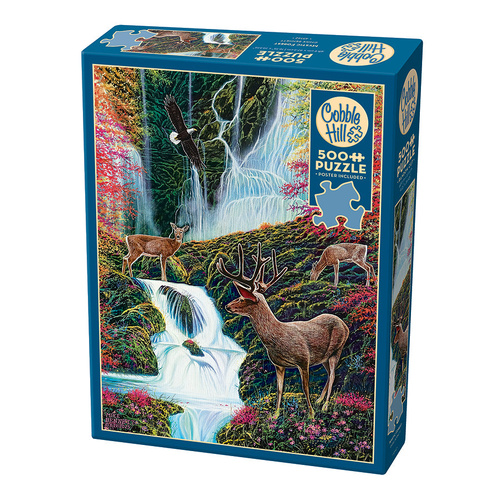 Cobble Hill Mystic Forest Jigsaw Puzzle incl Poster 500 Pieces