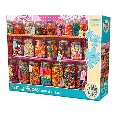 Cobble Hill Candy Counter Family Pieces Jigsaw Puzzle 350 Piece (COB47010)