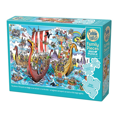 Cobble Hill Viking Voyage Family Pieces Jigsaw Puzzle 350 Piece (COB47033)