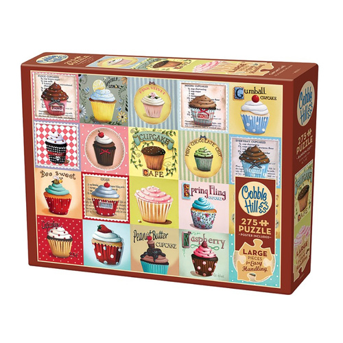 Cobble Hill Cupcake Cafe Large Pieces Jigsaw Puzzle 275 Piece (COB48009)