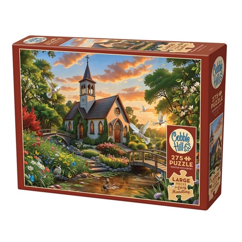Cobble Hill Warm Welcome Jigsaw Puzzle incl Poster 500 Pieces