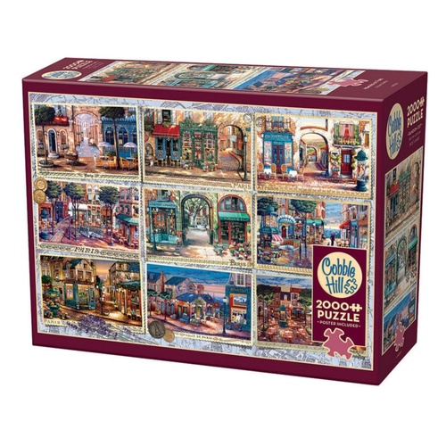 Cobble Hill Memories of Paris Jigsaw Puzzle incl Poster 2000 Pieces