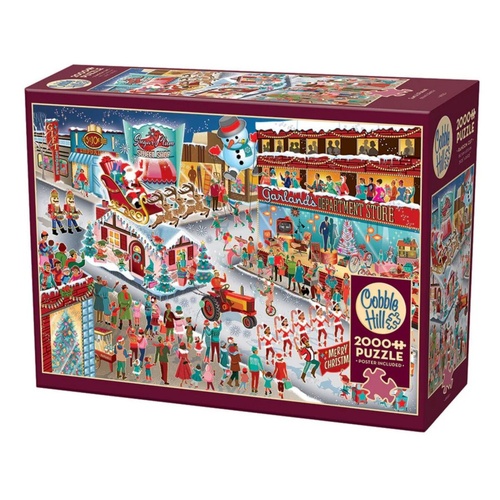 Cobble Hill Santa's Parade Jigsaw Puzzle 2000 Pieces