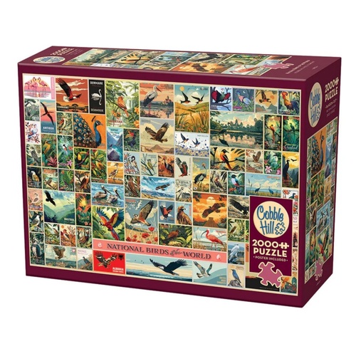Cobble Hill National Birds of World Jigsaw Puzzle 2000 Pieces
