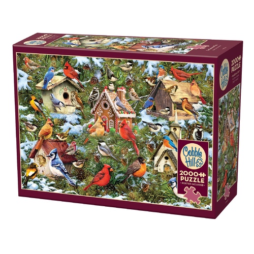 Cobble Hill The Crowded Tree Jigsaw Puzzle incl Poster 2000 Pieces