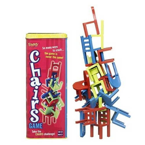Fundex Chairs Challenge Stacking Game In Tin (LAM4370)