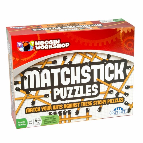 Noggins Workshop Matchstick Puzzles Ages 8+ Years (OUT16006)