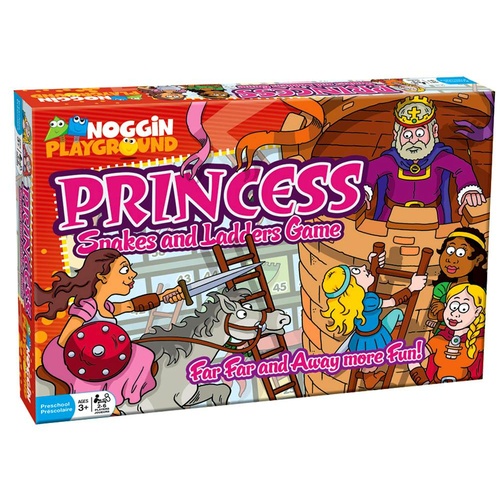 Noggins Playground Princess Snakes & Ladders Game Ages 3+ Years (OUT17804)