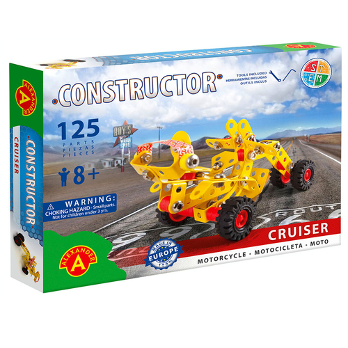 Cruiser Motorcycle 125 Pieces (CON012637)