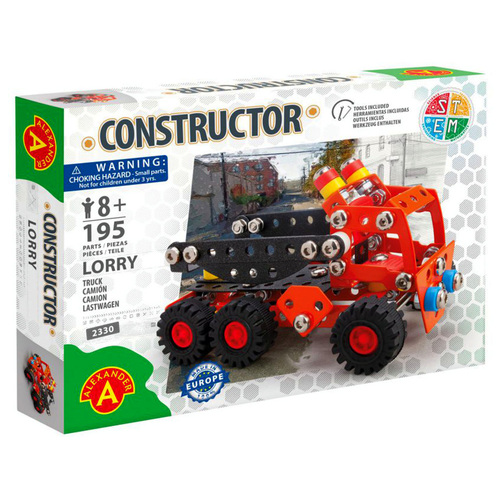 Alexander Constructor Lorry Truck Toy for Ages 8+ 195pcs (CON023305)