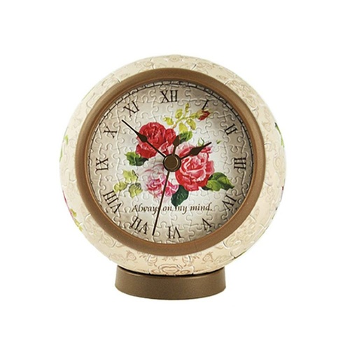 PUZZLE CLOCK CLASSIC ROSE (CUBC1005)