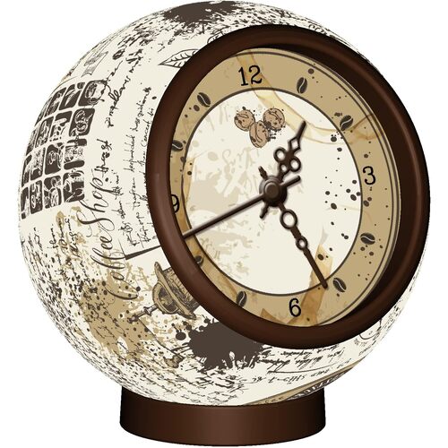 Pintoo Clock Manuscript Coffee Mini Sized Flat Pieces 3D Puzzle (CUBC1070)