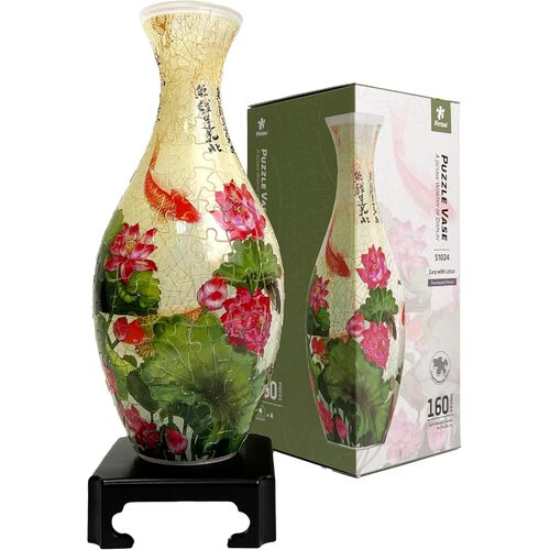 Pintoo Puzzle Vase Lotus 3D Jigsaw Puzzle 160 Pieces (CUBS1024)