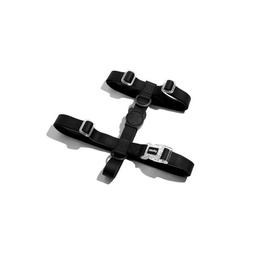 Zee Dog Neopro Adjustable Soft Dog H Harness Black Large