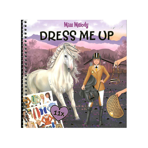 Depesche Miss Melody Dress Me Up Sticker Book for Kids (DES669737)