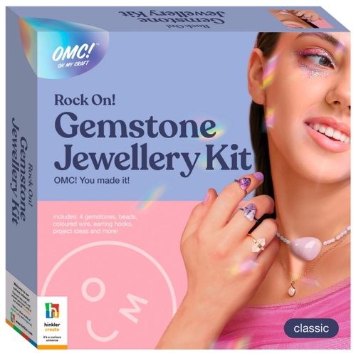 Gemstone Jewellery Kit incl 4x Gemstones Beads & Coloured Wire