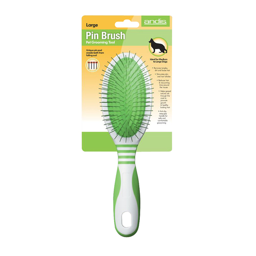 Andis Pin Brush Pet Grooming Tool for Medium to Large Dogs Large