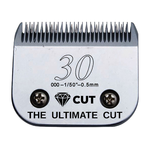 Diamond Cut Detachable A5 Style Carbon Steel Clipper Blade Size 30