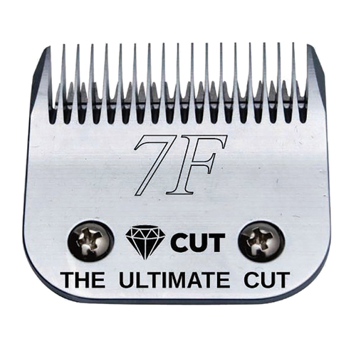 Diamond Cut Detachable A5 Style Carbon Steel Clipper Blade Size 7F