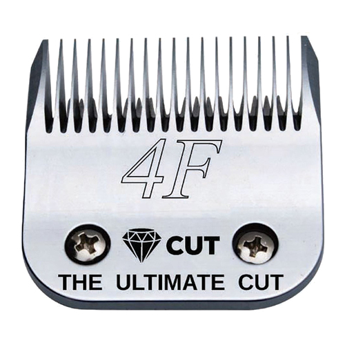 Diamond Cut Detachable A5 Style Carbon Steel Clipper Blade Size 4F