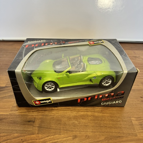 Burago Giugiaro Prima Speedster Green 1:18 Diecast Model Car