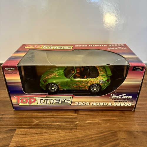 Top Tuners Honda S2000 Green 1:18 Diecast Model Car