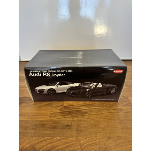 Kyosho Audi R8 Spyder Suzuka Grey 1:18 Diecast Model Car