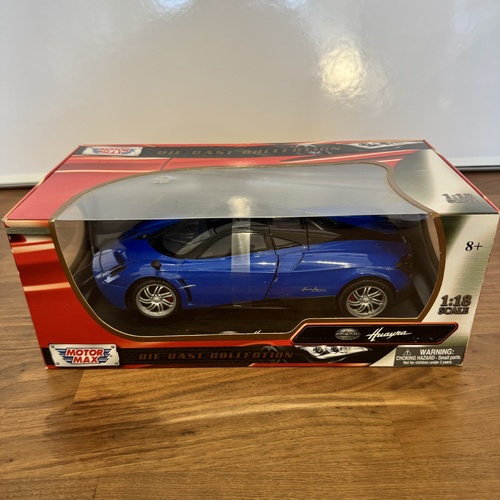 Motormax Pagani Huayra Blue 1:18 Diecast Model Car