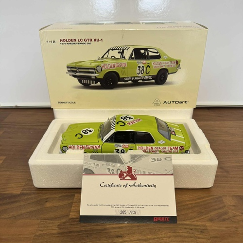 Autoart Biante 1970 Holden LC Torana GTR XU-1 Hardie Ferodo 500 Bennett / Cole 1:18