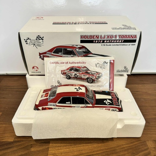 Classic Carlectables 1:18 Holden LJ XU-1 Torana 1972 Bathurst Colin Bond #24