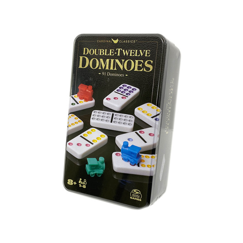 Cardinal Classics Double-Twelve Dominoes Coloured 1-8 Players (DOM391631)