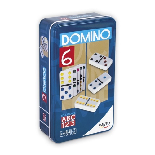 Cayro Domino Double 6 Travel Classic Game 2-4 Players Ages 6+