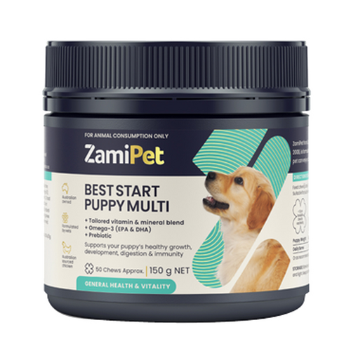Zamipet Best Start Puppy Multi Chew Supplements 50 Pack 150g