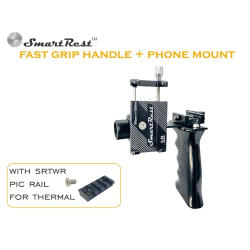SmartRest Fast Grip Handle & Phone Mount with Pic Rail (E-SRFPM+SRTWR)