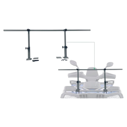 SmartRest Shooting Bar Rack for Off Road Vehicles incl Bolts & Plates