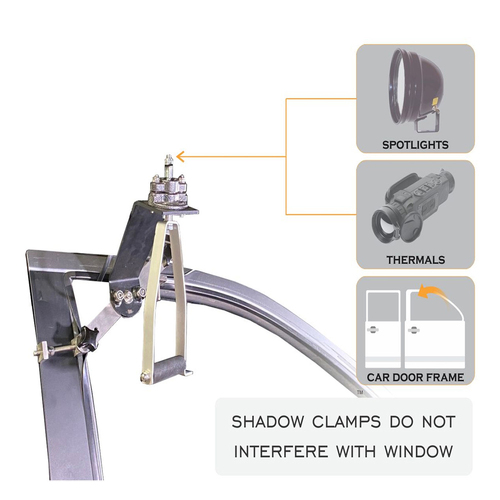 SmartRest Shadow Light/Thermal Mount Stainless Steel Frame Plate (E-SRSDM)