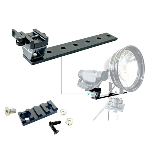 SmartRest Single QR Mount + Rail incl 2x Screws & 2x Locknuts (E-SRSQR-K)