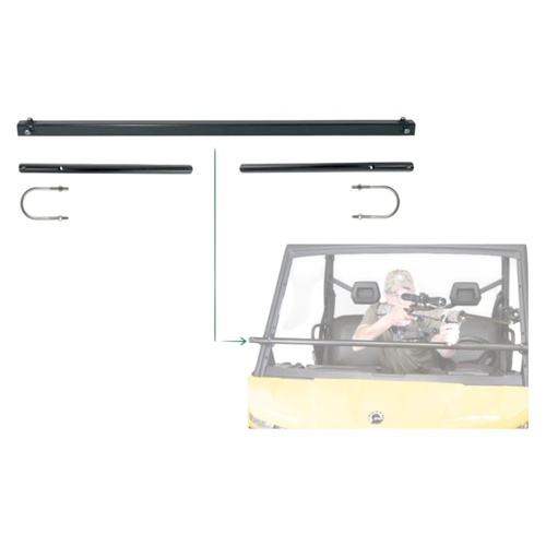 SmartRest UTV Universal Cross Bar Gun Rack incl Universal U-Bolts