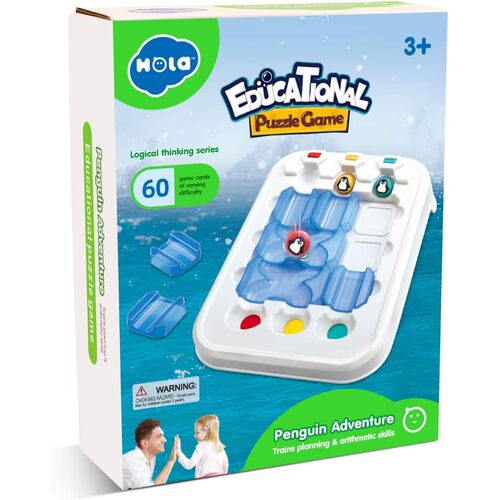 Hola Penguin Adventure Educational Puzzle Game for Ages 3+ (EAR001765)