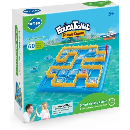 Hola Smart Fishing Game Educational Puzzle Game for Ages 5+ (EAR001833)