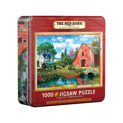 Eurographics The Red Barn Jigsaw Puzzle in Tin 1000 Pieces (EUR25526)