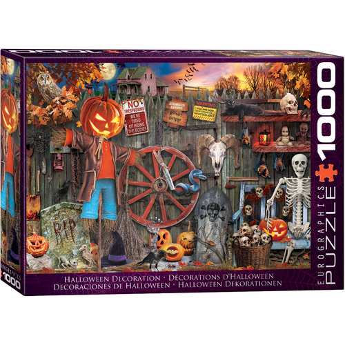 Eurographics Haloween Decorations Jigsaw Puzzle 1000 Pieces