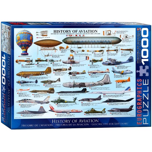 History of Aviation Puzzle 1000pcs (EUR60086)