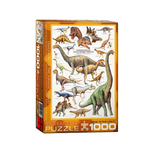 Dinosaurs Of The Jurassic Period Puzzle 1000pcs (EUR60099)