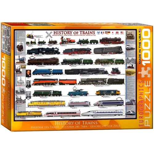 History Of Trains 1000 Piece (EUR60251)